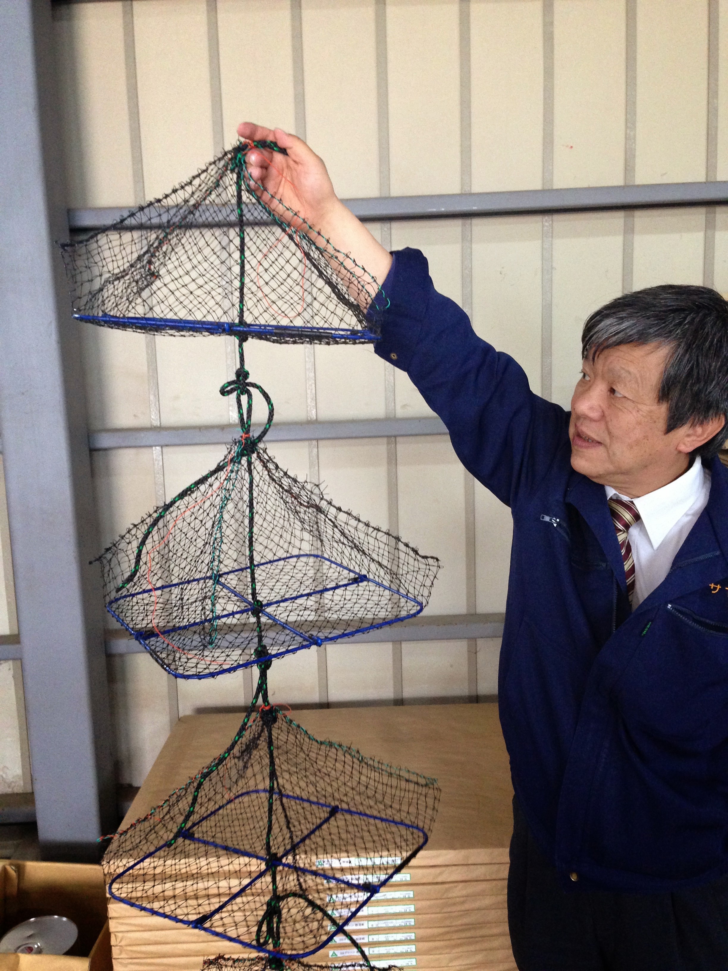 ホタテ養殖カゴ | アサヤ株式会社 